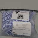 SHENHE Women's Floral Bandeau Bikini Set O Ring High Cut Strapless 2 Piece Swimsuit (Medium, Blue and White)