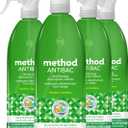 Method Antibacterial All-Purpose Cleaner Spray, Bamboo, Kills 99.9% of Household Germs, 28 Fl Oz (Pack of 4)
