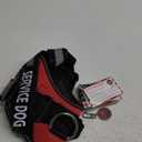 Service Dog Vest + ID Tag + 50 ADA Information Cards - Service Dog Harness in Sizes X Small to XX Large, Metal Dog Tag has Durable Clip, Service Animal Information Cards are 2-Sided. ESA Accessory Set