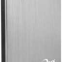 NRICO 500GB Portable External Hard Drive USB 3.0 HDD 2.5inch Storage Compatible for PC, Mac, Desktop,PS4 (500GB, Grey)