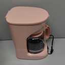 MELLERHOME 12-Cup Pink Coffee Maker - Borosilicate Carafe, Auto-Off, Pink Accessories, Reusable Filter, Anti-Drip, Kitchen Appliances, Keep-Warm Function, Kitchen Dcor (Pink)