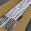 10 Pcs Cardboard Portable Garbage Can with 20 Trash Bags, Disposeable Extra Large Trash Cans, 13 Gallon (21.6" H x 13.5" W x 10" D), Recycled Garbage Can and Reuseable Garbage Boxes, White