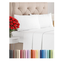 Queen Size 4 Piece Sheet Set - Comfy Breathable & Cooling Bed Sheets Set - Hotel Luxury Bedding for Women, Men, Kids, Teens, Boys & Girls - Deep Pockets, Ultra-Soft, Wrinkle Free - Oeko-Tex - White