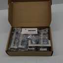 Ravinte 20 Pack 4 Inch Square Cabinet Handles - Satin Nickel & Brushed Nickel Drawer Pulls - Kitchen Cabinet Hardware