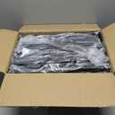 Under Bed Storage with Wheels,Under Bed Storage Containers with Clear Lids, Under-Bed Organizers for Clothes, Shoes  Durable Storage Bins with Smooth Rolling Wheels (Black, 4 Pack)