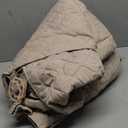 U-NICE HOME Recliner Chair Covers Reversible Chair Cover Pet Covers for Dogs with Elastic Straps Water Resistant Diamond Quilted (23'' Recliner Small, Beige/Beige)