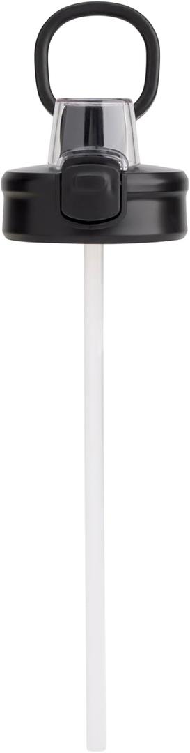 Manna Push Lid with Push-Open Locking Cover and Attached Easy-Carry Handle (Onyx)