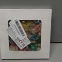 KUUQA 24Pcs Multicolor Mini Sisal Trees Bottle Brush Trees Mini Christmas Trees Pine Trees with Wood Base Winter Snow Ornaments Tabletop Tree for Xmas Decor Diorama Models (6 Colors), SMALL SIZE TREES