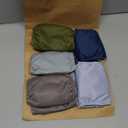 5 Pack Dog Diapers Male Reusable, Premium Belly Bands for Dogs, High Absorbing Male Dog Pee Wraps for Doggie in Incontinence or Excitable Urination Green S