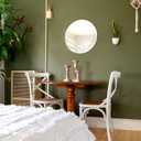 Mela Artisans Wooden Pillar Candle Holders | Willow Design | Set of 3 Mango Wood Candlesticks | Whitewash | Sizes 6" & 9" &12" | Table Decor | Centerpiece | Mantel | Wedding | Living Room Decor