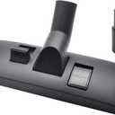 EZ SPARES 1 1/4 inch 32mm Universal Vacuum Cleaner Euro Floor Brush Head Brush Attachment for Floor and Carpet Combo Tool (Black)