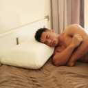 5.5'' High Loft Memory Foam Pillow for Side Sleepers, Extra Thick Firm Pillow for Broad Shoulders & Large Frames, Designed to Stay Elevated, High Profile Pillow with Washable Cover