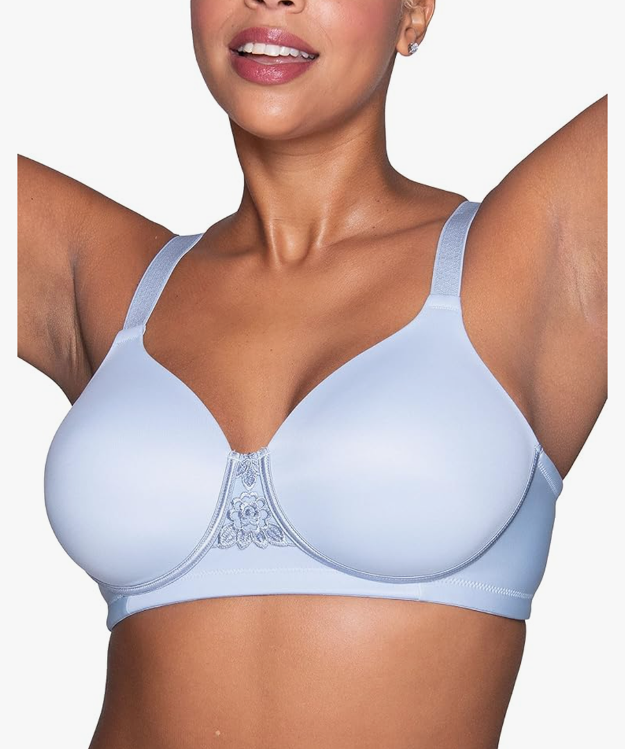 Vanity Fair Women's Full Figure Beauty Back Smoothing Bra 44C Wirefree-Faded Denim