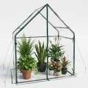 Gardzen Small Walk-in Greenhouse, Heavy Duty Portable Green House for Outside with Sturdy Frame & Clear Cover, Protects Plants from Cold, Rain, 36.2"(L) x53.3(W) x66.1(H)