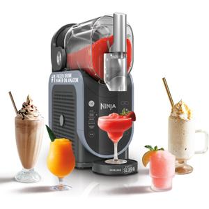 Ninja SLUSHi with RapidChill Technology, 88 oz. Frozen Drink & Slushie Machine, 5 Preset Programs, Margaritas, Frapps, and More, Premium Accents, Black, FS301