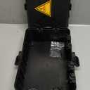 Hrensaw Large Outdoor Electrical Box Waterproof(12.5x8.5x5inch),IP54 Waterproof Outdoor Outlet Covers,Weatherproof Extension Cord Covers Protect Outlet,Plug,Timer,Power Strip,Holiday Light,Black