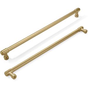 khtumeware Appliance Pulls Brushed Brass 18 Inch(457mm) Center to Center 1 Pack Heavy Duty Drawer Pulls Kitchen Cabinet Handle Cabinet Hardware