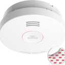 SITERLINK Smoke Detectors 10 Year Battery Operated,UL217-9th Listed Smoke Alarm with Test-Silence Button,Photoelectric Sensor Fire Alarms Smoke Detectors with LED Lights for Home, GS525A (1 Pack)