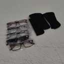 NORPERWIS Reading Glasses 5 Pairs Quality Readers Spring Hinge Glasses for Reading for Men and Women (2 Black 2 Tortoise 1sun, 3.50)