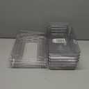 2 Set, 2 Tier Clear Organizer with Dividers for Cabinet, Shlef, Counter - MultiUse Slide-Out Storage Container - Kitchen, Pantry, Medicine Cupboard Bins, Bathroom, Vanity Makeup, Under Sink Organizing