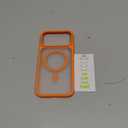 TORRAS Stronger Magnetic & Shockproof for iPhone 17 Pro Max Case, Fit for MagSafe, Military Grade Drop Protection, Camera Control, DIY Button, Slim for iPhone 17 Pro Max Case Translucent Orange