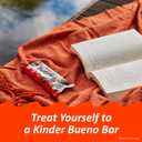 Kinder Bueno Milk Chocolate Bars with Crispy Wafer and Hazelnut Cream, 20 Count, 2 Bars per Pack, 1.5 oz Each (EXP 09/13/26)