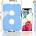 Cold Ice Pack Brick Reusable Long Lasting Cool Slim Thin Freezer Pack Cooler for Lunch Boxes Bag
