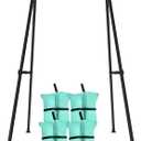 Swing Stand for Kids,Baby Swing Frame, Toddler A-Frame Metal Swing Set for Backyard, Outdoor Indoor use, Fits for Most of The Toddlers Swings (Black)