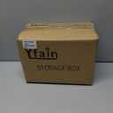 2 Pack Fruit Containers for Fridge, Stackable Ice Container for Freezer with Handles, Clear Pantry Organization and Storage, Kitchen Organization for Food Vegetable Salad with Lids