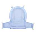 RUIXIA Universal Adjustable Baby Bath Tube Support Mesh Net Soft Breathable Infants Shower Pad 4-Points Anti-Slip Bathtub Seat with Sponge Cushion for Toddlers Age 0-36 Months, Blue, One Size