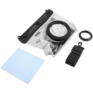DSLR Cameras Housing Bag Underwater Case, Full Sealed Diving Case Bag 20M Anti Shock Bag for DSLR Cameras, Camera Case Dry Bag Pouch for Diving (White)