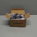 YONEDA 20 Pods White Rock Lights 6000K Ultra Bright LED Neon Underglow Lights IP68 Waterproof for Trucks SUV UTV ATV RZR Car Boats Pickup Motorcycle with 39.37ft Extension Wire