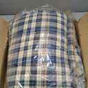 Eddie Bauer - Queen Comforter Set, Reversible Cotton Bedding with Matching Shams, Home Decor for All Seasons (Port Gamble Blue, Queen)