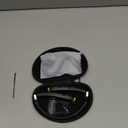 Bluetooth Headphones, Upgraded Foldable Wireless Neckband Headset with Retractable Earbuds, Noise Cancelling Stereo Earphones with Mic for Workout, Running, Driving (with Carry Case) (Black)