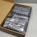 OPNICE Desk Organizer and Accessories, 2-Tier Computer Monitor Stand Riser with Drawer and 2 Pen Holders, Laptop Stand, Office Desk Accessories for Office Supplies, Black (Black 1-Pack)