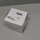 Kingdder 16.4 ft Christmas Tinsel Garland Lighted Metallic Twist Tree Decoration Prelit Battery Operated 50 LED Hanging Garland for Xmas New Year Home Outdoor Decor(Warm White, Green)