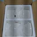 MALACASA Ramekins 6 oz Oven Safe, Porcelain Creme Brulee Ramekins Pudding Custard Cups Small Ceramic Souffle Dishes Ramakan Ramiken Ramicans Baking Bowls Set of 6, White, Series RAMEKIN-DISH