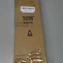 TANGWIN Nickel Wrap Around Curtain Rods:Blackout Heavy Duty Adjustable Window Curtain Rod Room Darkening,1Inch Modern Decorative Curved French Metal Single Drapery Rod Easy Install,Satin Nickel 48-90"