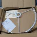 ELYONA Wood Tripod Floor Lamp Modern Standing Lamp with Black Drum Shade, Industrial Tall Reading Lamp for Office Living Room Bedroom, ETL Listed Walnut & Black, 3 Color Temperatures LED Bulb Include