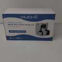 MUCHII 8 oz Disposable Paper Coffee Cups, 100 Count Insulated Ripple To Go Cups With Lids and Straws for Tea, Hot Chocolate, and Drinks