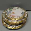 2 x 50Pcs Woodland Animal Paper Plate Forest Animals Disposable Plates 9 & 7 Inch Baby Shower Scalloped Dinner Dessert Plates for Birthday Supplies