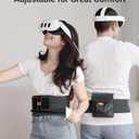 Syntech VR Battery Pack VR for Meta Quest 3S/Quest 3/Quest 2 Accessories - 10,000mAh Portable Fast Charge, Extended Playtime Bundle with Belt Pouch & 4ft Charging Cable