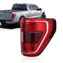 Tail Light Assembly Halogen Rear Lamp For Ford F150 F-150 XLT 2021 2022 2023 w/Blind Spot Without Bulb Replace ML3Z13404C (Right Passenger Side)