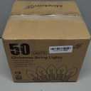 Vintage C9 Christmas Lights Outdoor, 50 FT C9 String Lights with 50 Clear Bulbs, Waterproof Christmas Tree Light for Outdoor Indoor Xmas Roofline Backyard Garden Patio Home Holiday Decor, Green Wire