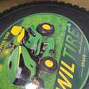 2 PCS 15x6.00-6 Lawn Mower Tires and Wheel, Tire Assembly Replacement for Riding Lawn Mower Front Tires, 3/4" Bearing, 3" Centered Hub, 4 Ply Pneumatic