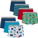 Hanes Boys' Potty Training Underwear, Light Leaks Toddler Cotton Briefs and Boxer Briefs, Multi-pack (2-3T)