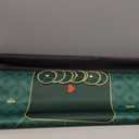 ORIENGEAR Poker Mat 70x35 Inch, 10 Player Poker Table Topper with Non-Slip Rubber Base & Carry Bag, Professional Blackjack Table Top for Texas Holdem, Home Casino Game Nights (Green)