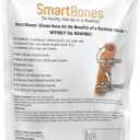 SmartBones Stuffed Twistz with Peanut Butter 6 Count, Rawhide-Free Chews for Dogs, No Artificial Preservatives or Flavors Added (SBST-00300) (EXP 03/13/28)