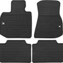 Car Floor Mat for BMW X3 G45 2025 2026 Custom Fit Black White Rubber Auto Floor Liners Set All Weather Protection Heavy Duty Odorless