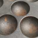 Tramontina Utsava Pre-Seasoned Cast Iron Appam Pan, 12-Hole Appe Pan with Lid, Great for Paniyaram, Takoyaki and more